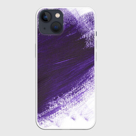 Чехол для iPhone 13 с принтом ФИОЛЕТОВАЯ КРАСКА в Тюмени,  |  | акварель | брызги | брызги красок | кляксы | краска | мазки | масляная краска | неон | неоновая | подтеки | пятна | разводы | разноцветный