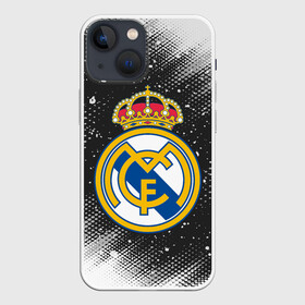 Чехол для iPhone 13 mini с принтом REAL MADRID   РЕАЛ МАДРИД в Тюмени,  |  | football | logo | madrid | real | realmadrid | sport | клуб | лого | логотип | логотипы | мадрид | реал | реалмадрид | символ | символы | спорт | форма | футбол | футбольная