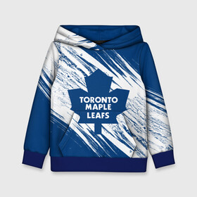 Детская толстовка 3D с принтом Toronto Maple Leafs,  в Тюмени, 100% полиэстер | двухслойный капюшон со шнурком для регулировки, мягкие манжеты на рукавах и по низу толстовки, спереди карман-кенгуру с мягким внутренним слоем | Тематика изображения на принте: hockey | maple leafs | nhl | toronto | toronto maple leafs | usa | мейпл лифс | нхл | спорт | сша | торонто | торонто мейпл лифс | хоккей | шайба