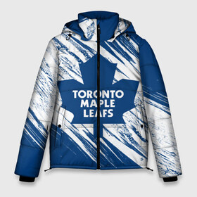 Мужская зимняя куртка 3D с принтом Toronto Maple Leafs в Тюмени, верх — 100% полиэстер; подкладка — 100% полиэстер; утеплитель — 100% полиэстер | длина ниже бедра, свободный силуэт Оверсайз. Есть воротник-стойка, отстегивающийся капюшон и ветрозащитная планка. 

Боковые карманы с листочкой на кнопках и внутренний карман на молнии. | Тематика изображения на принте: hockey | maple leafs | nhl | toronto | toronto maple leafs | usa | мейпл лифс | нхл | спорт | сша | торонто | торонто мейпл лифс | хоккей | шайба