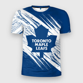 Мужская футболка 3D спортивная с принтом Toronto Maple Leafs,  в Тюмени, 100% полиэстер с улучшенными характеристиками | приталенный силуэт, круглая горловина, широкие плечи, сужается к линии бедра | hockey | maple leafs | nhl | toronto | toronto maple leafs | usa | мейпл лифс | нхл | спорт | сша | торонто | торонто мейпл лифс | хоккей | шайба