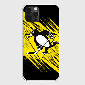 Чехол для iPhone 12 Pro с принтом Pittsburgh Penguins Sport в Тюмени, силикон | область печати: задняя сторона чехла, без боковых панелей | hockey | nhl | penguins | pittsburg | pittsburgh | pittsburgh penguins | usa | нхл | пингвинз | питтсбург | питтсбург пингвинз | спорт | сша | хоккей | шайба