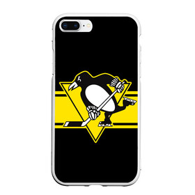 Чехол для iPhone 7Plus/8 Plus матовый с принтом Pittsburgh Penguins Cl в Тюмени, Силикон | Область печати: задняя сторона чехла, без боковых панелей | hockey | nhl | penguins | pittsburg | pittsburgh | pittsburgh penguins | usa | нхл | пингвинз | питтсбург | питтсбург пингвинз | спорт | сша | хоккей | шайба