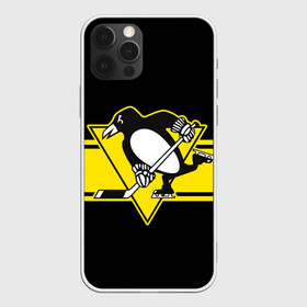 Чехол для iPhone 12 Pro с принтом Pittsburgh Penguins Cl. в Тюмени, силикон | область печати: задняя сторона чехла, без боковых панелей | hockey | nhl | penguins | pittsburg | pittsburgh | pittsburgh penguins | usa | нхл | пингвинз | питтсбург | питтсбург пингвинз | спорт | сша | хоккей | шайба