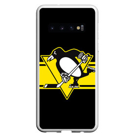 Чехол для Samsung Galaxy S10 с принтом Pittsburgh Penguins Cl в Тюмени, Силикон | Область печати: задняя сторона чехла, без боковых панелей | hockey | nhl | penguins | pittsburg | pittsburgh | pittsburgh penguins | usa | нхл | пингвинз | питтсбург | питтсбург пингвинз | спорт | сша | хоккей | шайба