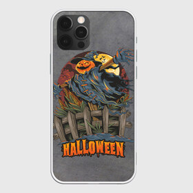 Чехол для iPhone 12 Pro Max с принтом Hall-Ween в Тюмени, Силикон |  | art | арт | графика | ужасы | хэллоуин