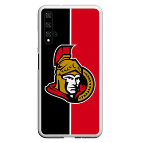 Чехол для Honor 20 с принтом Ottawa Senators в Тюмени, Силикон | Область печати: задняя сторона чехла, без боковых панелей | Тематика изображения на принте: hockey | nhl | ottawa | ottawa senators | senators | usa | нхл | оттава | оттава сенаторз | сенаторз | спорт | сша | хоккей | шайба