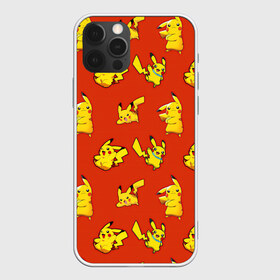 Чехол для iPhone 12 Pro Max с принтом Пикачу в Тюмени, Силикон |  | Тематика изображения на принте: pokemon | pokemon go | арт | жёлтый | жёлтый мышонок мышь | красный | пикачу | покемон | покемоны | рисунок