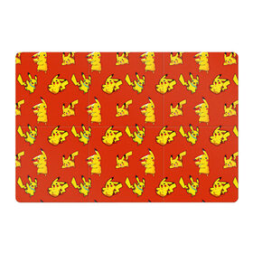 Магнитный плакат 3Х2 с принтом Пикачу в Тюмени, Полимерный материал с магнитным слоем | 6 деталей размером 9*9 см | pokemon | pokemon go | арт | жёлтый | жёлтый мышонок мышь | красный | пикачу | покемон | покемоны | рисунок