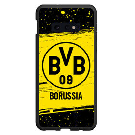 Чехол для Samsung S10E с принтом BORUSSIA / Боруссия в Тюмени, Силикон | Область печати: задняя сторона чехла, без боковых панелей | borussia | club | dortmund | footbal | logo | боруссия | дортмунд | знак | клуб | логотип | логотипы | символ | символы | форма | футбол | футбольная | футбольный