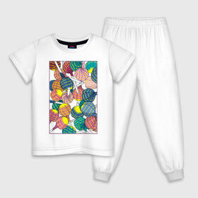 Детская пижама хлопок с принтом Чупа чупсы в Тюмени, 100% хлопок |  брюки и футболка прямого кроя, без карманов, на брюках мягкая резинка на поясе и по низу штанин
 | конфеты | сладкое | сладости | чупа чупс | яркие цвета
