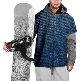 Накидка на куртку 3D с принтом Джинса в Тюмени, 100% полиэстер |  | blue | джинса | джинсовая текстура | текстуры | цвет джинса