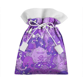 Подарочный 3D мешок с принтом Фиолетовые покемоны в Тюмени, 100% полиэстер | Размер: 29*39 см | pokemon | pokemon go | арт | ночной покемон | ночные покемоны | покемон | покемоны | рисунок | сумеречные покемоны | сумеречный покемон | фиолетовый