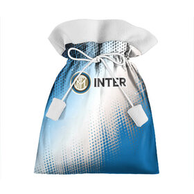 Подарочный 3D мешок с принтом INTER / Интер в Тюмени, 100% полиэстер | Размер: 29*39 см | 
