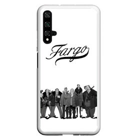 Чехол для Honor 20 с принтом Fargo в Тюмени, Силикон | Область печати: задняя сторона чехла, без боковых панелей | fargo | билли боб торнтон | кирстен данст | колин хэнкс | лестер найгаард | лорн малво | мартин фриман | патрик уилсон | сериал | сериалы | фарго