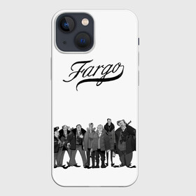 Чехол для iPhone 13 mini с принтом Fargo в Тюмени,  |  | Тематика изображения на принте: fargo | билли боб торнтон | кирстен данст | колин хэнкс | лестер найгаард | лорн малво | мартин фриман | патрик уилсон | сериал | сериалы | фарго