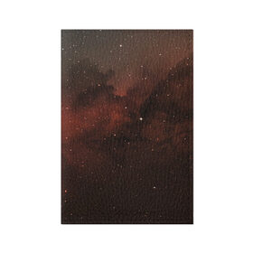 Обложка для паспорта матовая кожа с принтом Космос в Тюмени, натуральная матовая кожа | размер 19,3 х 13,7 см; прозрачные пластиковые крепления | Тематика изображения на принте: звездное небо | звезды | космос | минимализм | рисунок