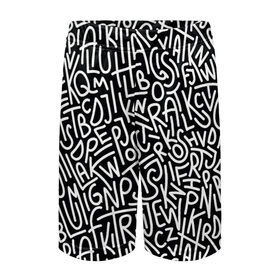 Детские спортивные шорты 3D с принтом АНГЛИЙСКИЕ БУКВЫ в Тюмени,  100% полиэстер
 | пояс оформлен широкой мягкой резинкой, ткань тянется
 | Тематика изображения на принте: books | english | words | алфавит | английский | буквы | граффити | калиграфия | надписи | паттерн | текстуры