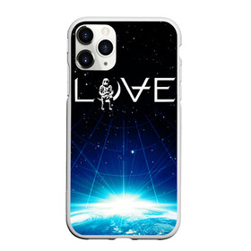 Чехол для iPhone 11 Pro Max матовый с принтом LOVE в Тюмени, Силикон |  | angels and airwaves | ava | mark hoppus | moon man | music | rock | tom delonge | космонавт | космос | луна | музыка | рок