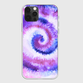 Чехол для iPhone 12 Pro Max с принтом TIE-DYE PURPLE в Тюмени, Силикон |  | Тематика изображения на принте: dye | multicolor | tie | trend | акварель | брызги | градиент | дай | колор | краски | красочная | мульти | потёки | пятна | радуга | радужная | тай | тайдай | текстура | тренд | хиппи