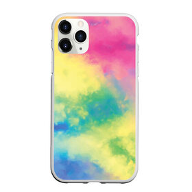 Чехол для iPhone 11 Pro матовый с принтом Tie-Dye в Тюмени, Силикон |  | dye | multicolor | tie | trend | акварель | брызги | градиент | дай | колор | краски | красочная | мульти | потёки | пятна | радуга | радужная | тай | тайдай | текстура | тренд | хиппи