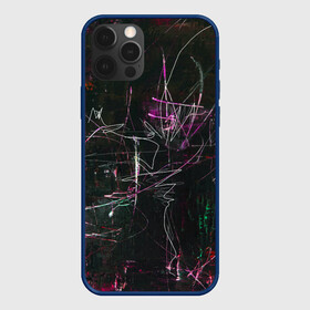 Чехол для iPhone 12 Pro Max с принтом Doter в Тюмени, Силикон |  | abstraction | lines | paint | spots | stains | абстракция | краска | линии | пятна | разводы