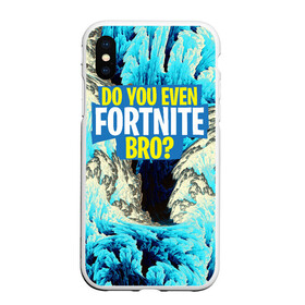 Чехол для iPhone XS Max матовый с принтом FORTNITE в Тюмени, Силикон | Область печати: задняя сторона чехла, без боковых панелей | 4 сезон | fortnite | game | nexus war | батл роял | война | война нексуса | глава 2 | игра | нексус | сезон 4 | фортнайт