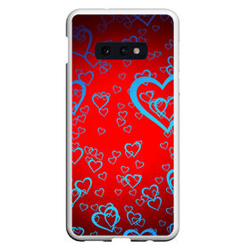 Чехол для Samsung S10E с принтом Сердца в Тюмени, Силикон | Область печати: задняя сторона чехла, без боковых панелей | love | любовь | сердечки | сердца | сердце