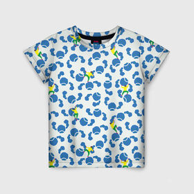 Детская футболка 3D с принтом Скалолазы в Тюмени, 100% гипоаллергенный полиэфир | прямой крой, круглый вырез горловины, длина до линии бедер, чуть спущенное плечо, ткань немного тянется | арт | жёлтый | зеленый | рисунок | синий | скалолаз | скалолазание | скалолазы