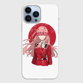 Чехол для iPhone 13 Pro Max с принтом Darling Zero Two White в Тюмени,  |  | Тематика изображения на принте: 002 | ahegao | anime | darling | franx | franxx | girl | girls | in | senpai | the | two | waifu | zero | zerotwo | аниме | ахегао | вайфу | девушка | семпай | сенпай | тян