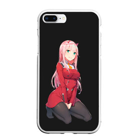 Чехол для iPhone 7Plus/8 Plus матовый с принтом ZeroTwo (Darling in the Franx) в Тюмени, Силикон | Область печати: задняя сторона чехла, без боковых панелей | 002 | ahegao | anime | darling | franx | franxx | girl | girls | in | senpai | the | two | waifu | zero | zerotwo | аниме | ахегао | вайфу | девушка | семпай | сенпай | тян