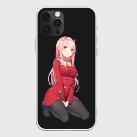 Чехол для iPhone 12 Pro с принтом ZeroTwo (Darling in the Franx) в Тюмени, силикон | область печати: задняя сторона чехла, без боковых панелей | 002 | ahegao | anime | darling | franx | franxx | girl | girls | in | senpai | the | two | waifu | zero | zerotwo | аниме | ахегао | вайфу | девушка | семпай | сенпай | тян