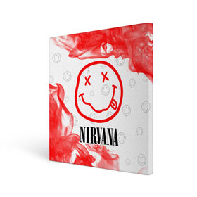 Холст квадратный с принтом NIRVANA / НИРВАНА в Тюмени, 100% ПВХ |  | band | cobain | face | kurt | logo | music | nirvana | rock | rocknroll | группа | кобейн | курт | лого | логотип | музыка | музыкальная | нирвана | рожица | рок | рокнролл | символ