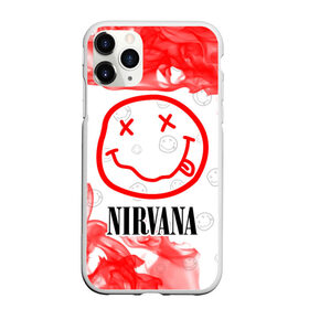 Чехол для iPhone 11 Pro Max матовый с принтом NIRVANA / НИРВАНА в Тюмени, Силикон |  | Тематика изображения на принте: band | cobain | face | kurt | logo | music | nirvana | rock | rocknroll | группа | кобейн | курт | лого | логотип | музыка | музыкальная | нирвана | рожица | рок | рокнролл | символ