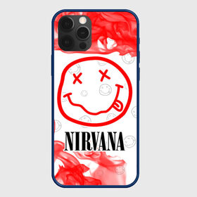 Чехол для iPhone 12 Pro с принтом NIRVANA / НИРВАНА в Тюмени, силикон | область печати: задняя сторона чехла, без боковых панелей | band | cobain | face | kurt | logo | music | nirvana | rock | rocknroll | группа | кобейн | курт | лого | логотип | музыка | музыкальная | нирвана | рожица | рок | рокнролл | символ