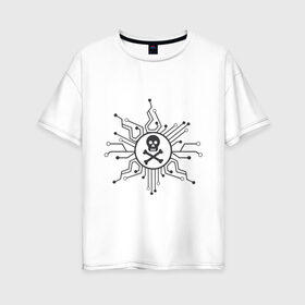 Женская футболка хлопок Oversize с принтом The virus 19-20 в Тюмени, 100% хлопок | свободный крой, круглый ворот, спущенный рукав, длина до линии бедер
 | covid 19 | doctor | вакцина | коронавирус | сидим дома