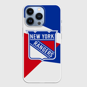 Чехол для iPhone 13 Pro с принтом Нью Йорк Рейнджерс в Тюмени,  |  | hockey | new york | new york rangers | nhl | rangers | usa | нхл | нью йорк | нью йорк рейнджерс | рейнджерс | спорт | сша | хоккей | шайба