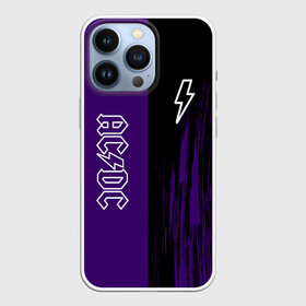 Чехол для iPhone 13 Pro с принтом AC DC в Тюмени,  |  | Тематика изображения на принте: ac dc | acdc | music | rock | ас дс | асдс | группа | музыка | рок.