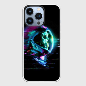 Чехол для iPhone 13 Pro с принтом Astronaut в Тюмени,  |  | Тематика изображения на принте: astronaut | cosmos | glitch | skull | space | spacesuit | глитч | космонавт | космос | пространство | скафандр | череп