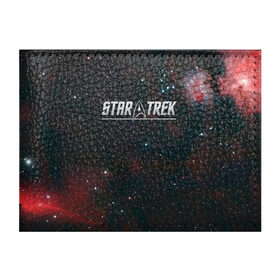 Обложка для студенческого билета с принтом STARTREK IRON LOGO (Z) в Тюмени, натуральная кожа | Размер: 11*8 см; Печать на всей внешней стороне | lower decks | star trek | star trek lower decks | startrek | джек рэнсом | звездный путь | лейтенант шаз | телесериал | шаз | энсин беккет | энсин брэд | энсин тэнди