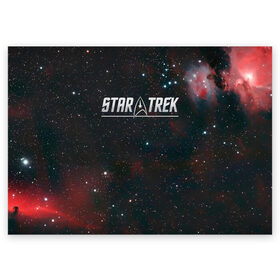 Поздравительная открытка с принтом STARTREK IRON LOGO (Z) в Тюмени, 100% бумага | плотность бумаги 280 г/м2, матовая, на обратной стороне линовка и место для марки
 | lower decks | star trek | star trek lower decks | startrek | джек рэнсом | звездный путь | лейтенант шаз | телесериал | шаз | энсин беккет | энсин брэд | энсин тэнди