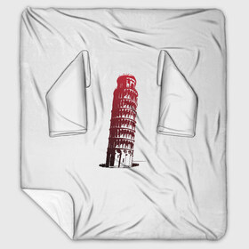 Плед с рукавами с принтом Pisa tower в Тюмени, 100% полиэстер | Закругленные углы, все края обработаны. Ткань не мнется и не растягивается. Размер 170*145 | башня | башня под наклоном | переход цвета | пизанская башня