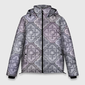 Мужская зимняя куртка 3D с принтом Тротуарная плитка в Тюмени, верх — 100% полиэстер; подкладка — 100% полиэстер; утеплитель — 100% полиэстер | длина ниже бедра, свободный силуэт Оверсайз. Есть воротник-стойка, отстегивающийся капюшон и ветрозащитная планка. 

Боковые карманы с листочкой на кнопках и внутренний карман на молнии. | urban | бетон | город | плитка | тротуарная плитка | урбанизм