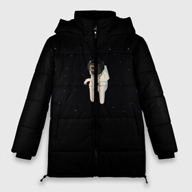 Женская зимняя куртка 3D с принтом Космический ленивец в Тюмени, верх — 100% полиэстер; подкладка — 100% полиэстер; утеплитель — 100% полиэстер | длина ниже бедра, силуэт Оверсайз. Есть воротник-стойка, отстегивающийся капюшон и ветрозащитная планка. 

Боковые карманы с листочкой на кнопках и внутренний карман на молнии | животные | звезды | космос | ленивец | музыка | одиночество | умиротворение