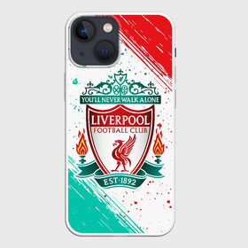 Чехол для iPhone 13 mini с принтом LIVERPOOL   Ливерпуль в Тюмени,  |  | club | footbal | liverpool | logo | знак | клуб | ливерпуль | логотип | логотипы | символ | символы | форма | футбол | футбольная | футбольный