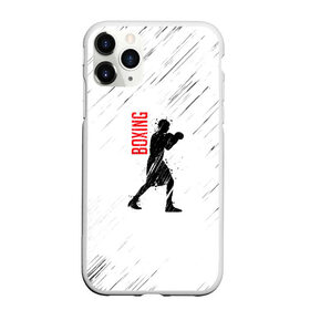 Чехол для iPhone 11 Pro Max матовый с принтом Бокс в Тюмени, Силикон |  | boxing | боец | бои | бокс | боксер | единоборства | спорт | стойка | тренировка