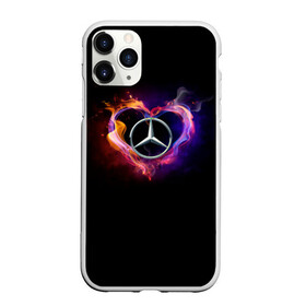 Чехол для iPhone 11 Pro матовый с принтом Mercedes-Benz в Тюмени, Силикон |  | amg | love mercedes | mercedes | mercedes в сердце | mercedes значок | mercedes лого | mercedes марка | амг | бенц | горящее сердце | лого автомобиля | логотип мерседес | люблю мерседес | мерин | мерс | мерседес | мерседес бенз