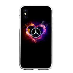 Чехол для iPhone XS Max матовый с принтом Mercedes-Benz в Тюмени, Силикон | Область печати: задняя сторона чехла, без боковых панелей | amg | love mercedes | mercedes | mercedes в сердце | mercedes значок | mercedes лого | mercedes марка | амг | бенц | горящее сердце | лого автомобиля | логотип мерседес | люблю мерседес | мерин | мерс | мерседес | мерседес бенз