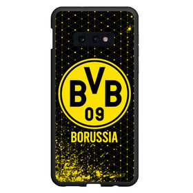 Чехол для Samsung S10E с принтом BORUSSIA / Боруссия в Тюмени, Силикон | Область печати: задняя сторона чехла, без боковых панелей | borussia | club | dortmund | footbal | logo | боруссия | дортмунд | знак | клуб | логотип | логотипы | символ | символы | форма | футбол | футбольная | футбольный