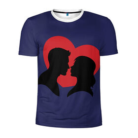 Мужская футболка 3D спортивная с принтом Sexy 13 в Тюмени, 100% полиэстер с улучшенными характеристиками | приталенный силуэт, круглая горловина, широкие плечи, сужается к линии бедра | lips | влюбленным | любовь | отношения | сердца